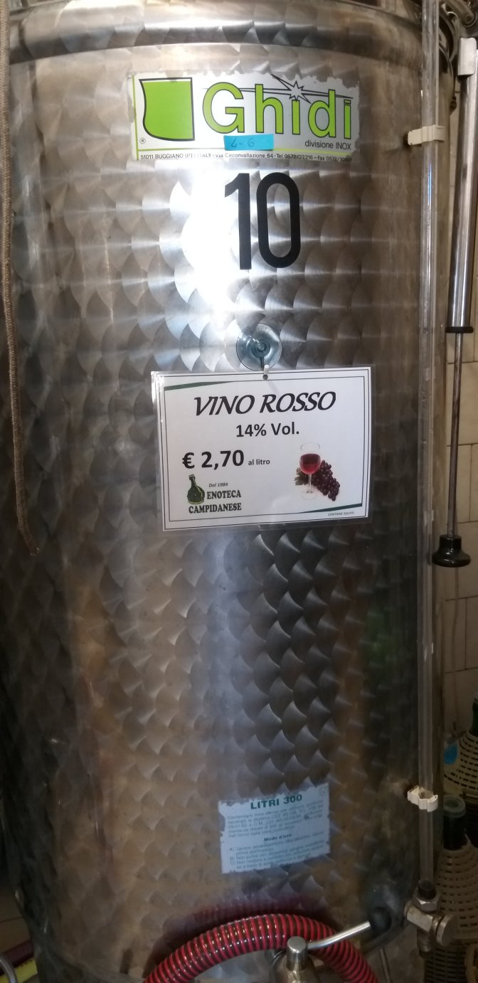 Draught wine, vino, Mandas, Cagliari, Sardegna 